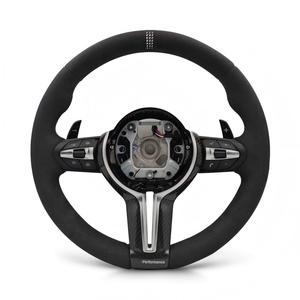 <span class=keywords><strong>Volant</strong></span> de direction en Alcantara complet avec garniture en carbone de style CS pour <span class=keywords><strong>BMW</strong></span> F10 <span class=keywords><strong>F20</strong></span> F22 F30 F31 M2 F87 M3 F80 M4 F82 F85 F90 X5 F15 E70 E90 - Product Image 3