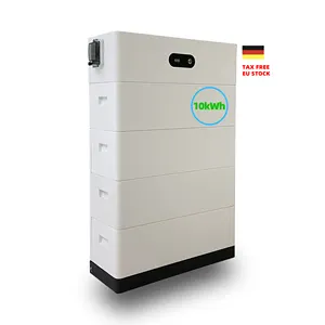 德国市场Energie电池高压可堆叠LiFePO4电池组10KW 20KW匹配Growatt Goodwe Deye逆变器