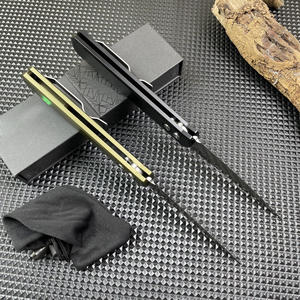 Couteau de poche pliable double à manche en alliage d'aluminium 920, couteau tactique de survie pour le camping en plein air, la chasse, la défense personnelle - Product Image 2