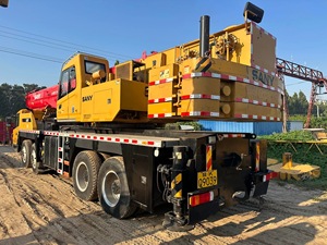 Grue à camion d'occasion Sany STC550T 55 tonnes 2021, contrepoids de 10,5 tonnes, flèche de 58 m, engin de chantier mobile - Product Image 3