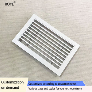 Tùy chỉnh hiện đại bản lề thông gió không khí trở lại lưới tản nhiệt Lọc louver Dễ dàng cài đặt hình vuông tùy chỉnh kích thước trắng ngoài trời - Product Image 3