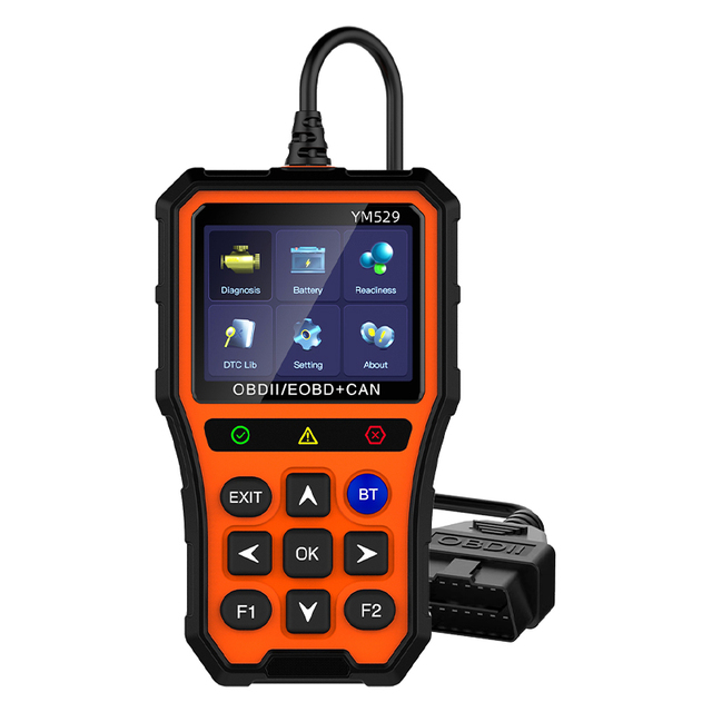 YM529 Professional Engine Fault Code Reader Check Engine Light Diagnostic Scan Tool for OBD2 Compliant Car
