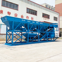 Usine de production de lots mobiles en chine, usine de béton de mélange prête à l'emploi 60 m3/h