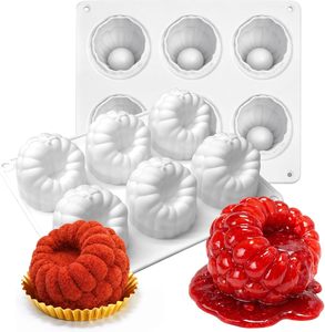 Moule en silicone multi-cavités 3D pour mini-fruits, approuvé par la FDA, idéal pour la production en série de mousses, glaces, bougies, savons et plâtres – Vente chaude - Product Image 1