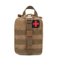 Sac de premiers secours tactique vintage camouflage à grande capacité unisexe, vide, avec fermeture éclair, sac à dos tactique Oxford