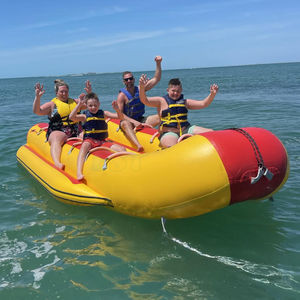 Bateau banane gonflable remorquable à double rangée pour 10 passagers, pour sports nautiques, ski nautique, jeux aquatiques pour adultes et enfants - Product Image 4