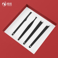 Ensemble professionnel de 15 outils de manucure et pédicure pour les ongles des pieds, en acier inoxydable, coupe-ongles, coupe-ongles, cure-oreilles, vert nuit, beauté