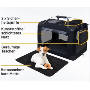 Échantillon gratuit : Vente en gros de cages pliantes portables pour animaux de compagnie, tentes pour chats et chiens, cages pour chiens, niches pour chats, cages pour chats à fixer sur la voiture - Product Image 2