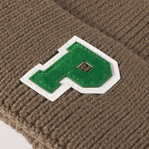 <span class=keywords><strong>Gorro</strong></span> de punto de lana de Color sólido para bebé, <span class=keywords><strong>gorro</strong></span> bordado con letras, <span class=keywords><strong>gorro</strong></span> cálido para niños, gorros de ganchillo informales para exteriores para niños y niñas - Product Image 4