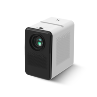 Vente chaude 2023  Wupro/OEM Mini projecteur 3D 4K 180 lumens ANSI Haute luminosité pour cinéma maison extérieur Projecteur portable
