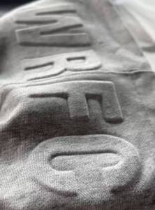 Felpa Personalizzata con Stampa a Rilievo, in Fibra di Latte 280G Cotone/Poliestere, Collo Tondo, Prezzo Promozionale - Product Image 2