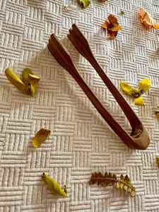 Handcrafted Wooden <b>Tongs</b> For Kitchen Cooking <b>Serving</b> Tossing And Food Preparation Made From Strong Natural Wood - Product Image 2