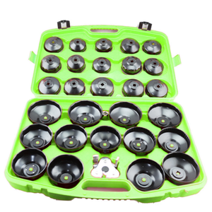Haute qualité 23 pièces Portable universel clé ensemble d'outils lecteur misérable filtre à huile tasse clé - Product Image 3
