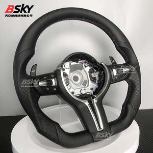 Volante cosido para <span class=keywords><strong>BMW</strong></span> <span class=keywords><strong>Sport</strong></span> Tricolor, adecuado para E70 E90 E92 F01 F10 F15 F20 F30 F40 F52 - Product Image 2