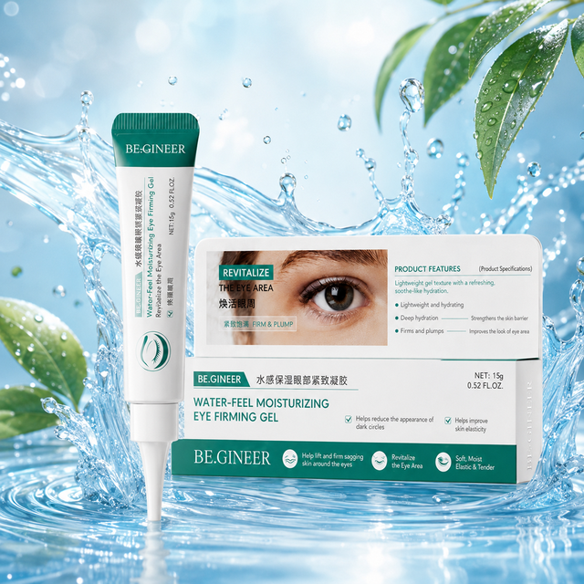 BE.GINEER Natural Triple Collagen Peptide Eye Firming Gel 15g Anti-Wrinkle Minimize Fine Lines Hydrating Gentle Antioxidant