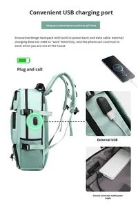 กระเป๋าเป้เดินป่าแบบสปอร์ต ทนทาน ใช้ได้ทั้งชายและ<span class=keywords><strong>ห</strong></span>ญิง มีช่องใส่ของ<span class=keywords><strong>ห</strong></span>ลายช่อง แยกส่วนเปียกและแ<span class=keywords><strong>ห</strong></span>้ง กันน้ำ ใส่แล็ปท็อป 16 นิ้ว ผลิตจากโพลีเอสเตอร์ มีพอร์ต USB - Product Image 4