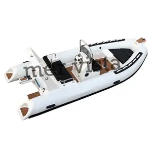 Barco inflável do hull rib480 da europa, barco com motor à venda, 6 capacidade de rowing pvc/hypalon