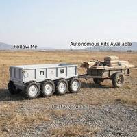 UGV autonome de remorquage 8x8 à entraînement par arbre, puissance de 4800W, pour terrains accidentés et tout-terrain