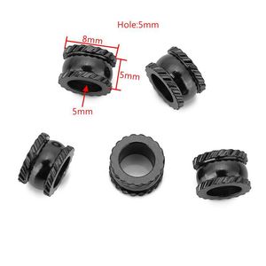 Stainless Steel Round Beads Black Rose Gold Silver Gold For <b>Bracelet</b> Making DIY Jewelry Accessories Wholesale WLL30 - Product Image 3