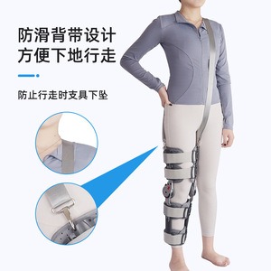 Múltiples tipos de férulas ajustables para la fijación de la articulación de la rodilla para esguinces de ligamentos postoperatorios - Product Image 1