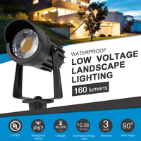 Spot lumineux LED imperméable avec technologie COB, 3w, éclairage d'extérieur, luminaire de paysage, idéal pour la pelouse du jardin, SC-J101A