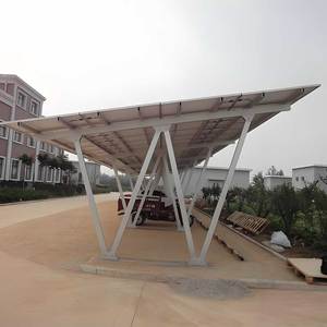 Structure solaire photovoltaïque <span class=keywords><strong>de</strong></span> type W JCHX, abri <span class=keywords><strong>de</strong></span> voiture imperméable, conception personnalisée, installation <span class=keywords><strong>de</strong></span> <span class=keywords><strong>panneaux</strong></span> solaires pour abri <span class=keywords><strong>de</strong></span> voiture - Product Image 5