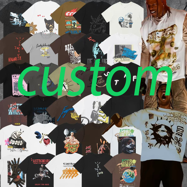 Factory Low Moq Men's t Shirts Custom Graphic logo Dgt Print Silk Screen Print Causal High Streetwear Short Sleeve t Shirt