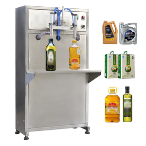 Factory Small Semi-Automatic High-Accuracy Stainless Steel <b>Filling</b> <b>Machine</b> for Cooking Oil Plastic Bottles & Barrels Low Price - Product Image 1