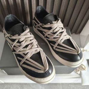 Chaussures de sport pour femmes de haute qualité, de marque, avec lacets, semelle épaisse, en cuir véritable, lacets robustes - Product Image 2