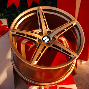 SY-09143 Cerchi in Lega Forgiati Monoblocco a 5 Fori e 5 Razze per Auto di Lusso, 18 19 20 21 22 Pollici, 5X120 5X100 - Product Image 4