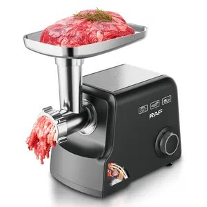 RAF Useful Portable Durable Stainless Steel 1000W Household Meat Mincer Multifunctional Meat Grinder Wholesale