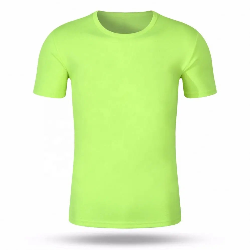 Logo personnalisé T-shirt uni vierge à manches courtes pour la course à séchage rapide T-shirts de sport pour hommes
