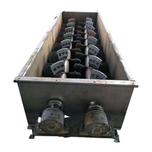 Mélangeur horizontal à haute efficacité pour l'argile, le charbon, la boue, les nutriments, les sols, les briques, les produits chimiques, le traitement avec moteur domestique - Product Image 3