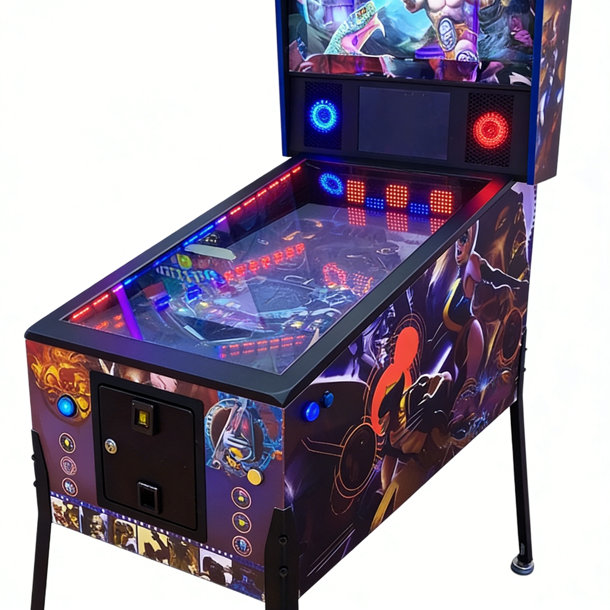 MACHINE À FLIPPER Jeux de table robustes Jeu de flipper électronique de