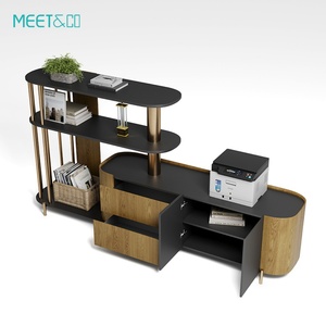 Modern Modular Wooden Bookshelf Combination <b>File</b> Storage Cabinet for Home Office Hospital Office & School/Workshop Furniture - Product Image 5