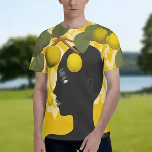 Camiseta ajustada con cuello redondo y etiqueta personalizada para hombre, 240-320gsm, peso de tela disponible, de gran tamaño, múltiple, incluye pantalla de seda - Product Image 1