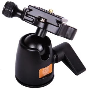 Ball Head For Camera Tripod LED Light Flash Tripod Bracket Holder Mount 1/4 Adapter Cradle