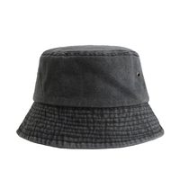 Topi Bucket Logo Kustom, Mendukung Bordir, Gaya Hip-hop Retro, Kasual untuk Penggunaan Sehari-hari, Cocok untuk Wisata & Memancing di Luar Ruangan