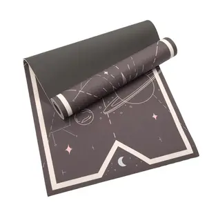 Universe Design Chocolate Color Girl TPE Custom Print Eco Yoga Mat