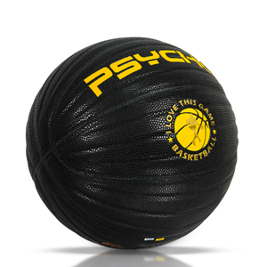 Ballon de basketball Psyche Direct OEM, taille 7, 1 kg, 1,3 kg, 1,5 kg, cuir noir avec revêtement PU pour l'entraînement - Product Image 6