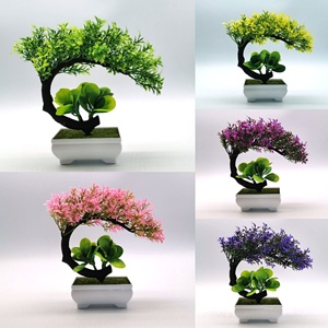 Mini Bonsái Artificial de <span class=keywords><strong>Pino</strong></span> Japonés de Plástico para Decoración de Escritorio - Product Image 2