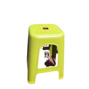 Tabourets en plastique 28x46 cm, meubles durables pour la maison et le salon, tabouret carré pour adulte, design moderne - Product Image 5