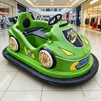 Fiberglas Akülü Çarpışan Arabalar, LED Işıklı Kapalı Alan Dodgem, Ticari Parklarda Çocuklar ve Yetişkinler için Çarpışma Önleyici Oyuncaklar