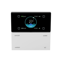 Interrupteur intelligent électrique X3 Pro 2.0 blanc en aluminium (design barre) avec contrôle par application pour usage domestique et hôtelier - Contrôle des rideaux AC