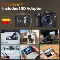 Tarjeta de Memoria EAGET T2 TF de 64/128/256/512 GB A2 V30 U3 160 MB/S para UAV / Dash Cam, Teléfono Android, Tablet, OEM, Speicherkarte, Tarjeta de Memoria TF