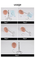 Aiguilles de perçage de corps incurvées de précision aiguilles de perçage de corps chirurgicales stérilisées en acier inoxydable 20G/18G/16G/14G à choisir