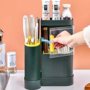 multifunction magnetic knife holder block plastic