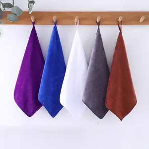 30 X 30cm 400gsm Housewares Microfibre Cloths Towel Blue Coffee Green Red Purple Cleaning Microfiber Cloth In Buck