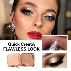 Meilleure vente Palette de poudre d'ombre à paupières mate et chatoyante hautement pigmentée sans cruauté aux yeux, 12 couleurs - Product Image 4