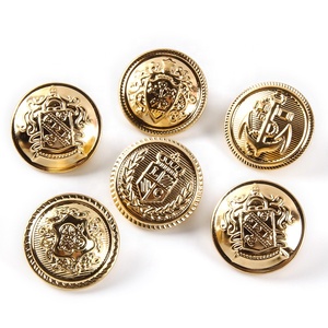 Botones <span class=keywords><strong>de</strong></span> Metal <span class=keywords><strong>de</strong></span> Latón Vintage Personalizados, Estilo Británico, Botón con Diseño <span class=keywords><strong>de</strong></span> León Dorado, <span class=keywords><strong>Ancla</strong></span> y Corona para Traje, Blazer o Abrigo - Product Image 4